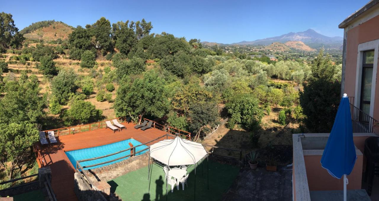 ויאגרנדה Villa Bonaccorso - Antica E Maestosa Villa Con Piscina Ai Piedi Dell'Etna מראה חיצוני תמונה