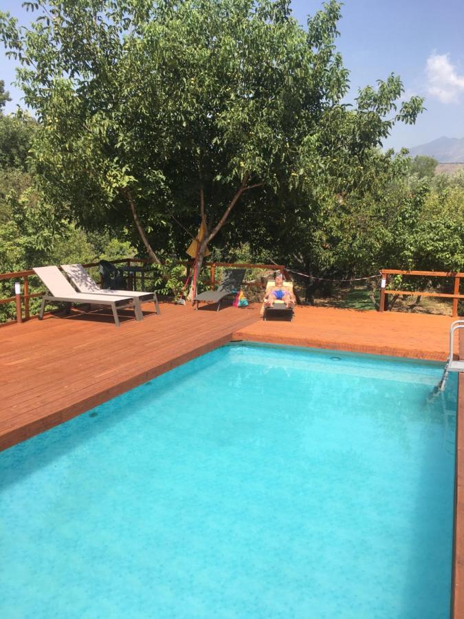 ויאגרנדה Villa Bonaccorso - Antica E Maestosa Villa Con Piscina Ai Piedi Dell'Etna מראה חיצוני תמונה