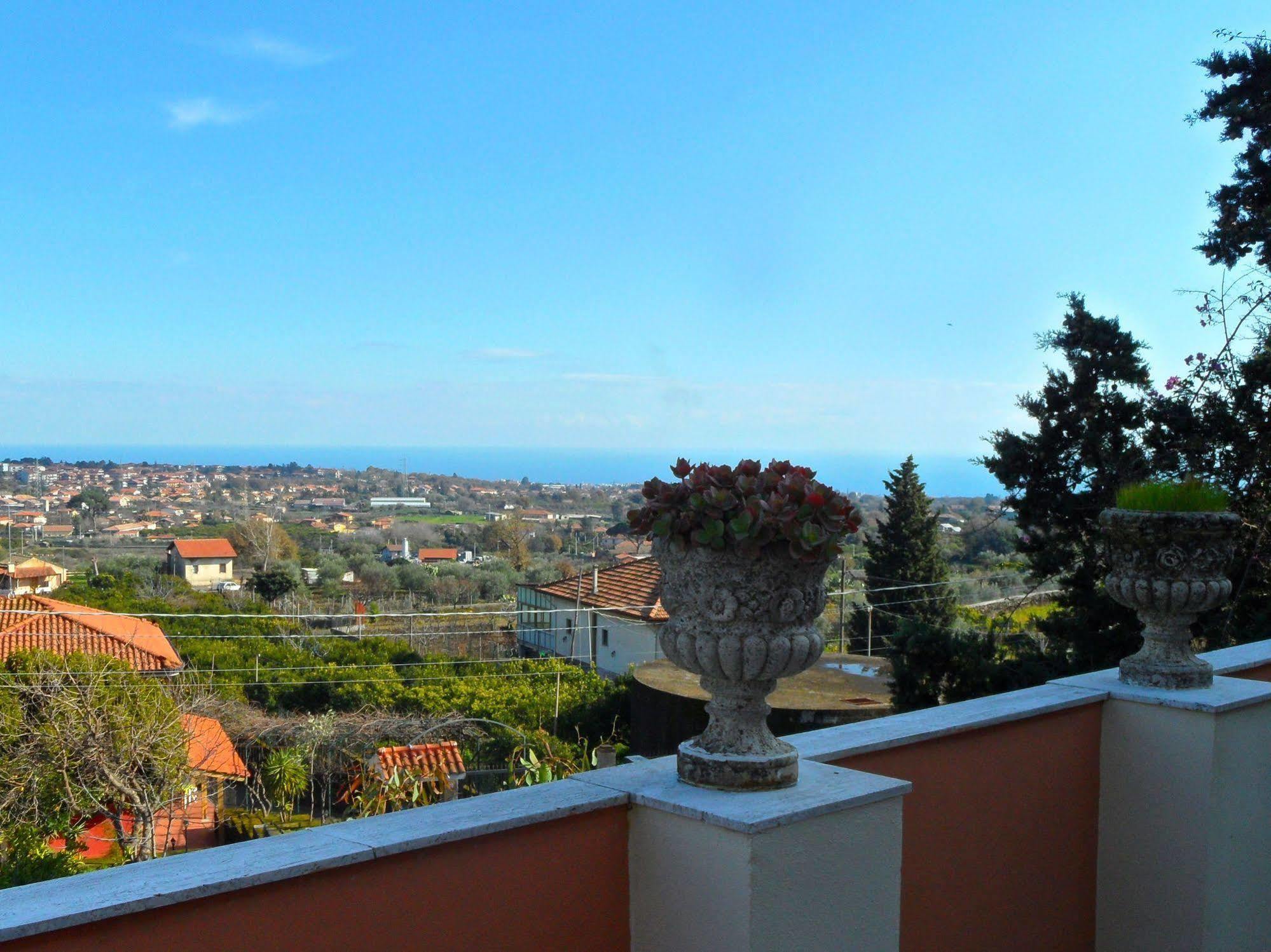 ויאגרנדה Villa Bonaccorso - Antica E Maestosa Villa Con Piscina Ai Piedi Dell'Etna מראה חיצוני תמונה